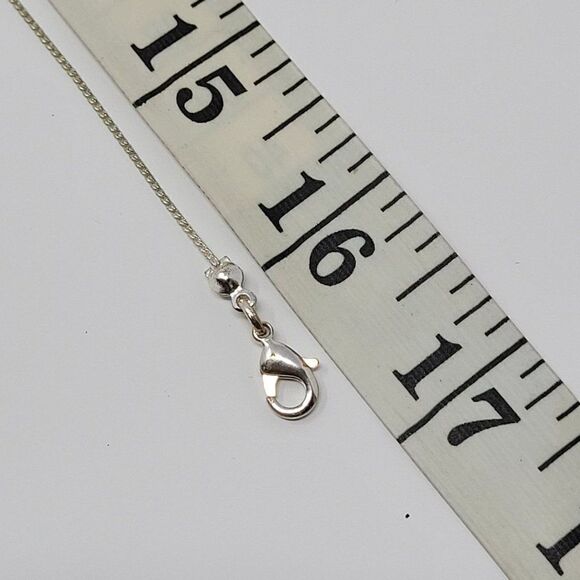 Silver Tone Chain Floating Crystal Rhinestone Washer Opera Necklace Cocktail - Picture 7 of 14